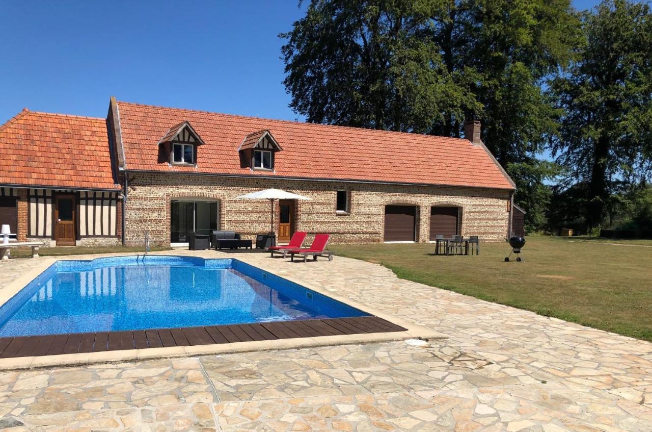 Clos Celeste - Campagne D Etretat Avec Piscine Et Spa (Adults Only) Écrainville المظهر الخارجي الصورة